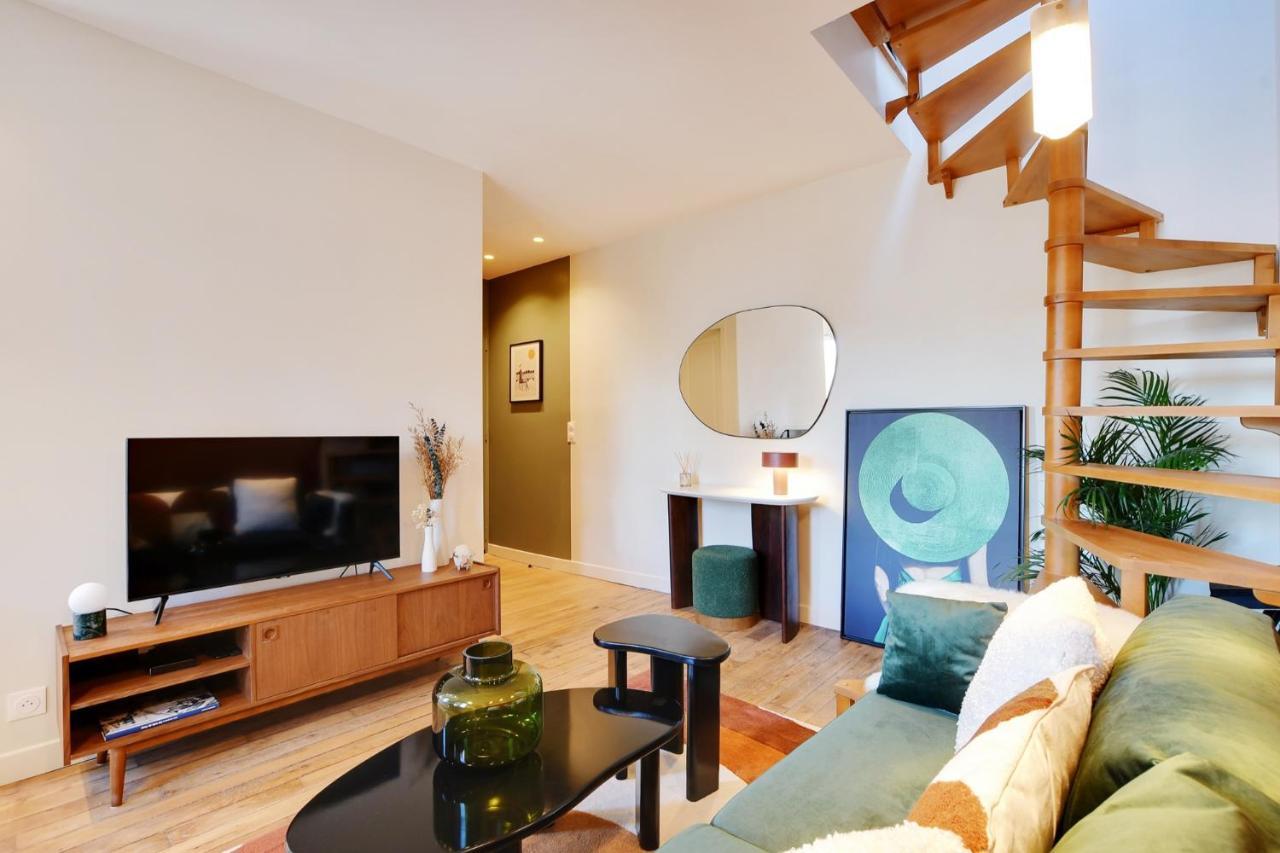 Апартаменты Luxury Duplex Булонь-Бийанкур Экстерьер фото