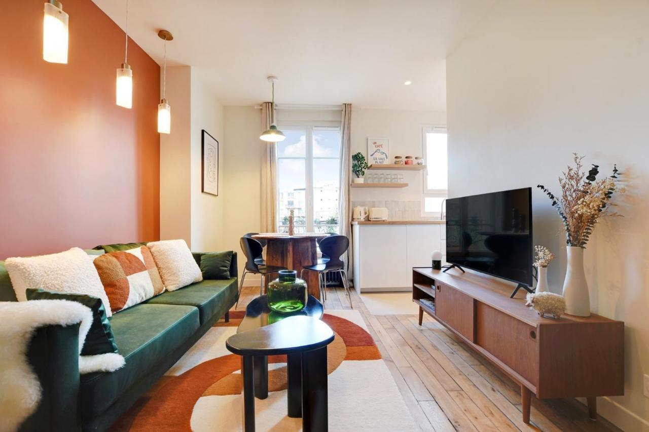 Апартаменты Luxury Duplex Булонь-Бийанкур Экстерьер фото