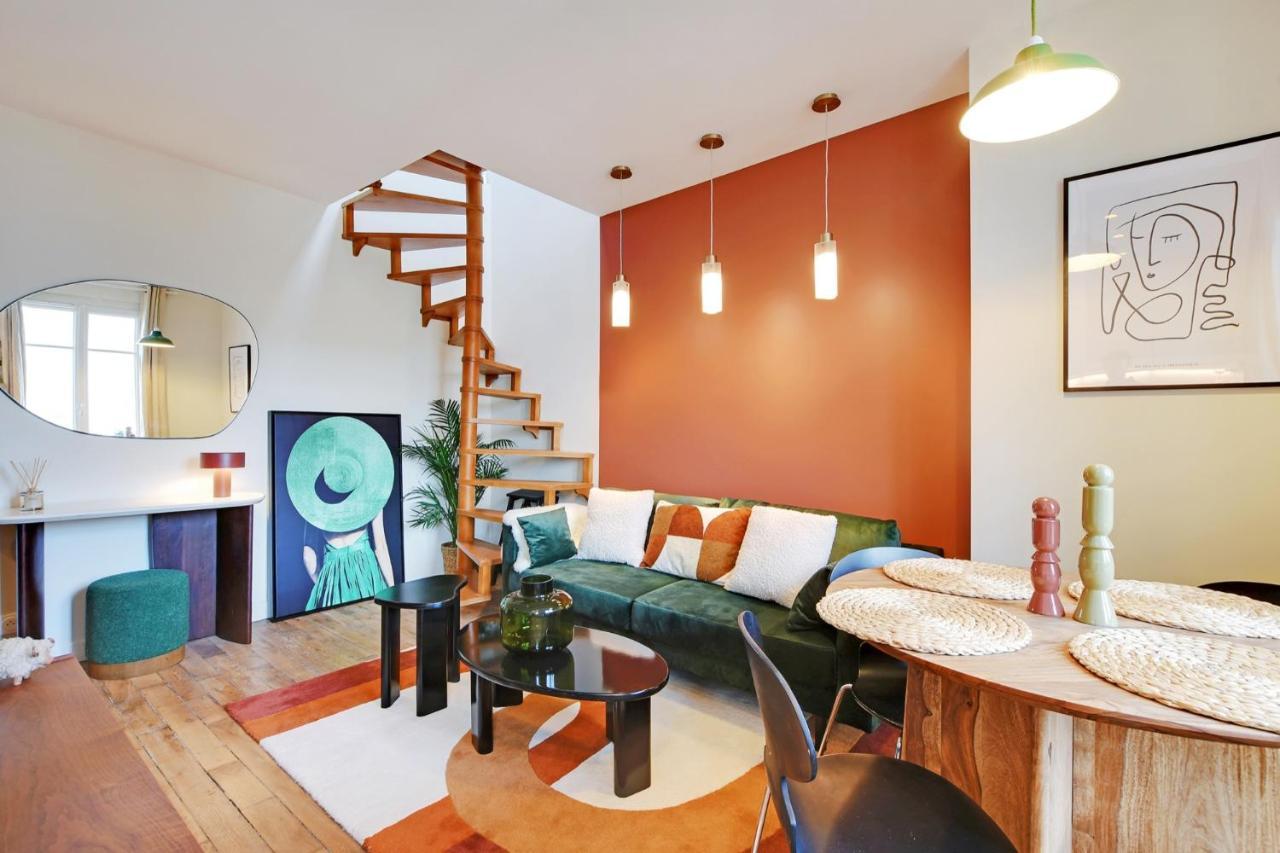 Апартаменты Luxury Duplex Булонь-Бийанкур Экстерьер фото